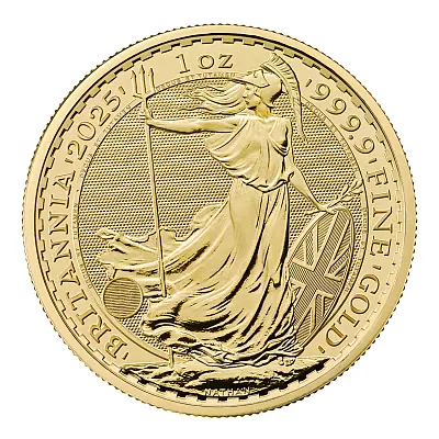 2025 Britannia 1oz Gold Bullion Coin 2025 Britannia 1oz Gold Bullion Coin Reverse