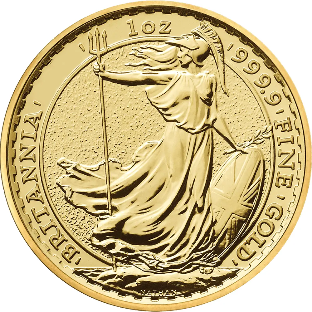 Britannia Gold Bullion Coin Best Value Reverse