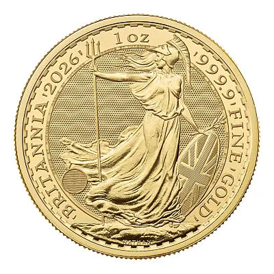 2026 Britannia 1oz Gold Bullion Coin 2026 Britannia 1oz Gold Bullion Coin Reverse