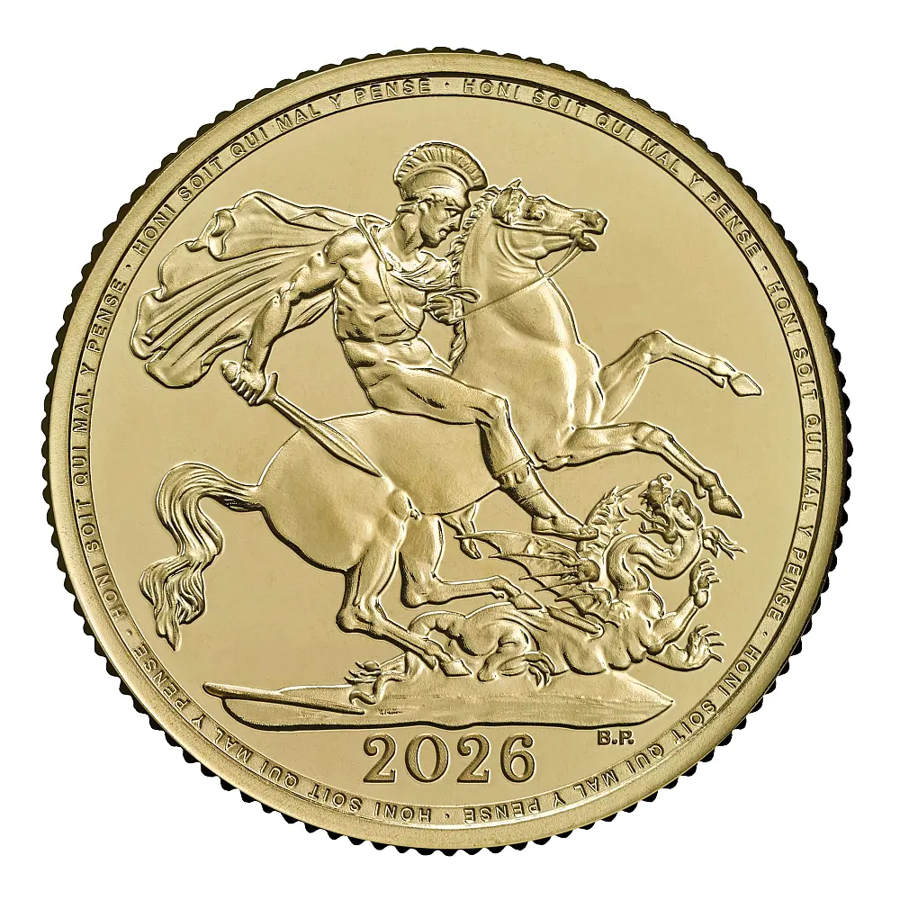 2026 Sovereign Gold Bullion Coin Reverse