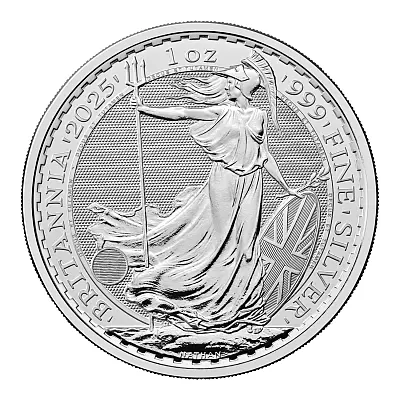 2025 Britannia 1oz Silver Bullion Coin 2025 Britannia 1oz Silver Bullion Coin Reverse