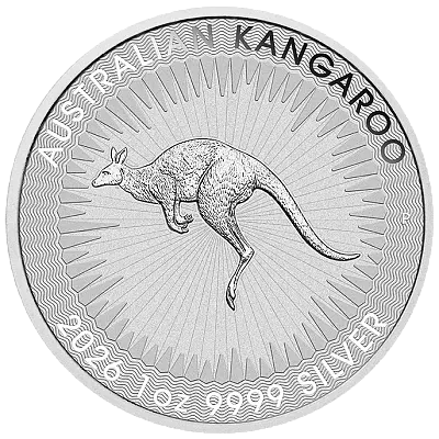 2026 Australian Kangaroo 1oz Silver Bullion Coin 2026 Australian Kangaroo 1oz Silver Bullion Coin Reverse