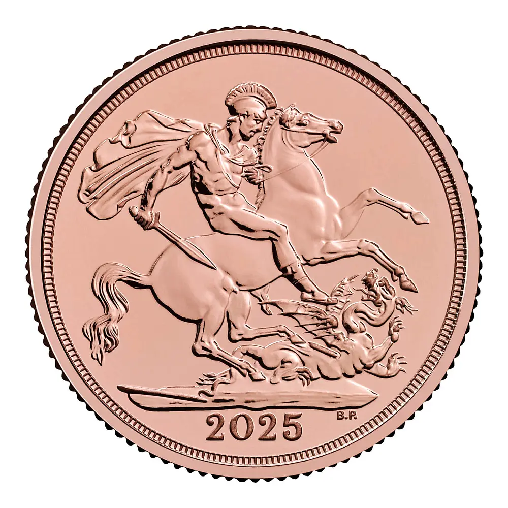2025 Sovereign Gold Bullion Coin Reverse